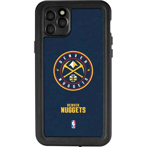 NBA Denver Nuggets Distressed iPhone 11 Pro Max Waterproof Case