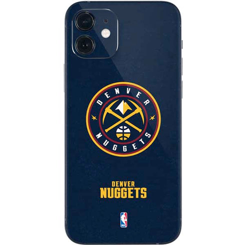 NBA Denver Nuggets Distressed iPhone 12 Mini Skin