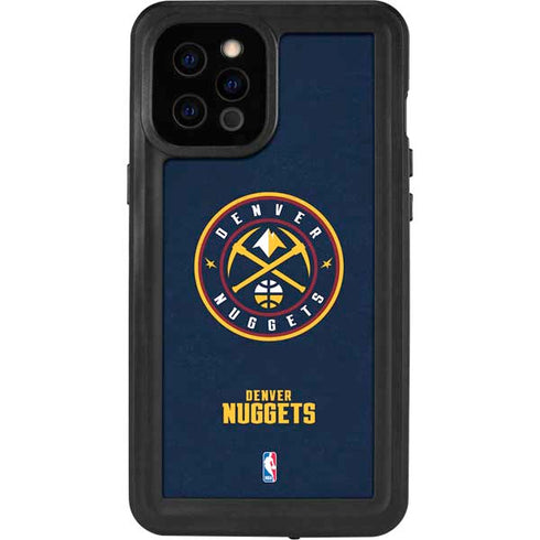 NBA Denver Nuggets Distressed iPhone 12 Pro Max Waterproof Case