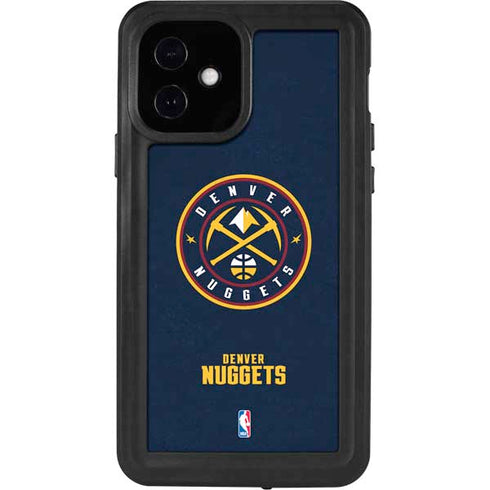 NBA Denver Nuggets Distressed iPhone 12 Waterproof Case