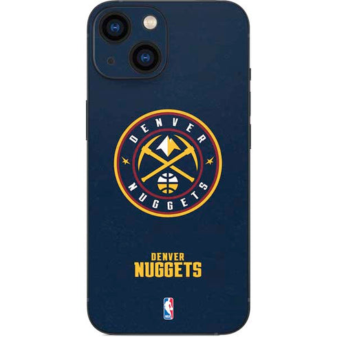 NBA Denver Nuggets Distressed iPhone 13 Mini Skin