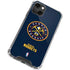 NBA Denver Nuggets Distressed iPhone 14 Plus Clear Case