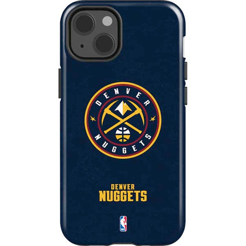 NBA Denver Nuggets Distressed iPhone 15 Impact Case