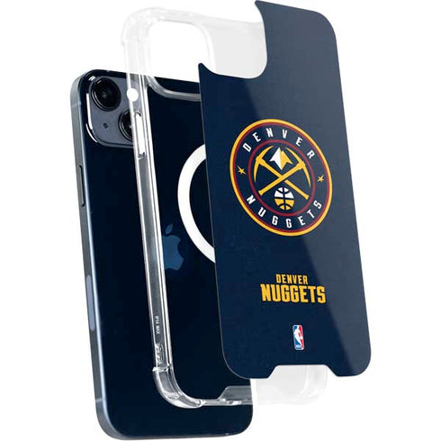 NBA Denver Nuggets Distressed iPhone 15 Plus MagSafe Case
