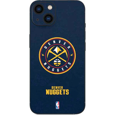 NBA Denver Nuggets Distressed iPhone 14 Plus Skin
