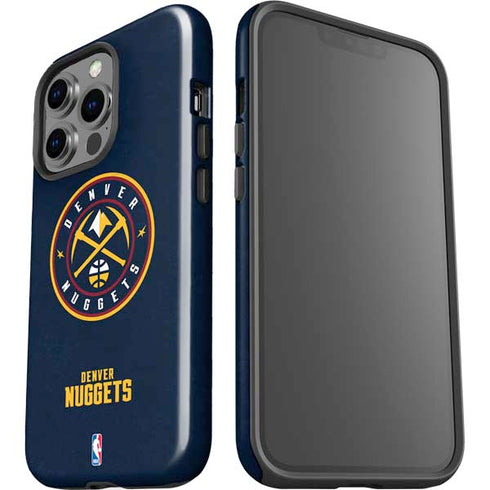 NBA Denver Nuggets Distressed iPhone 15 Pro Impact Case
