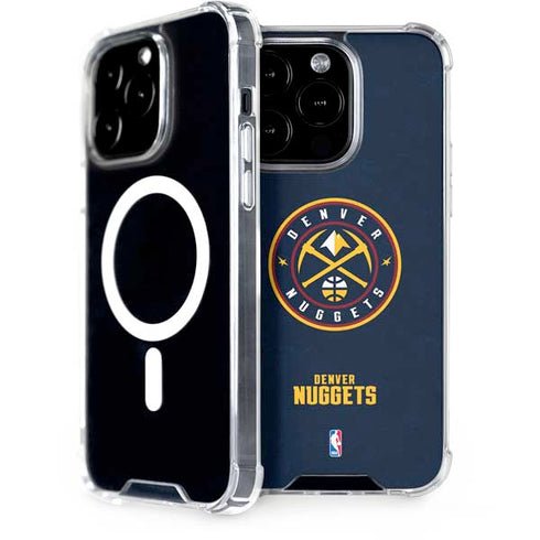 NBA Denver Nuggets Distressed iPhone 15 Pro MagSafe Case