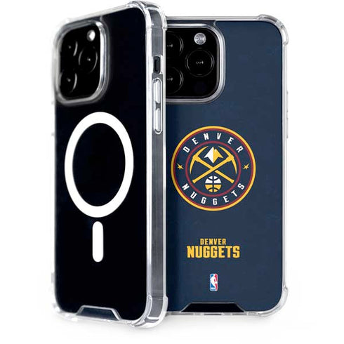 NBA Denver Nuggets Distressed iPhone 15 Pro Max MagSafe Case