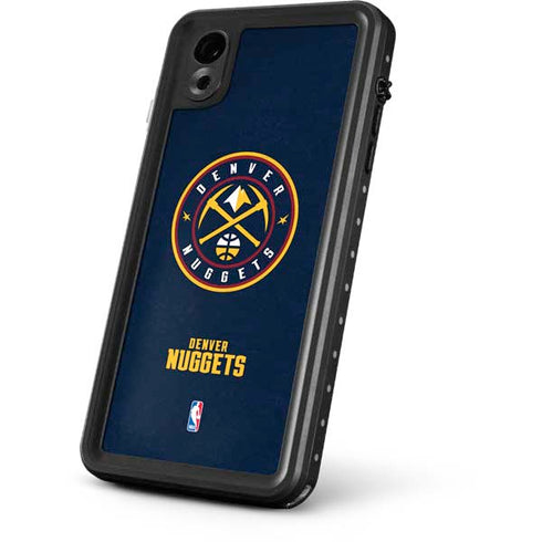 NBA Denver Nuggets Distressed iPhone XR Waterproof Case