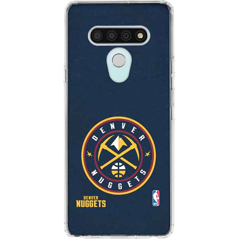 NBA Denver Nuggets Distressed LG Stylo 6 Clear Case