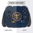 NBA Denver Nuggets Distressed Nintendo Switch Bundle Skin