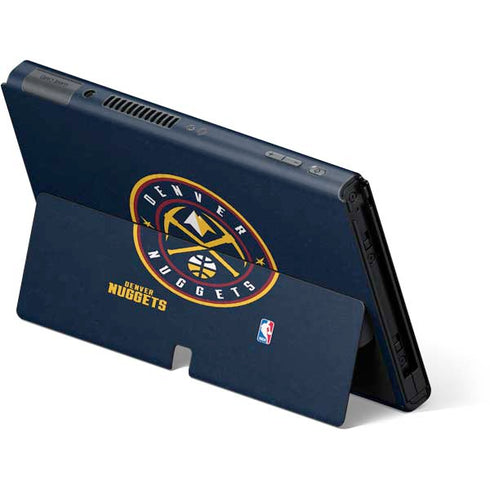 NBA Denver Nuggets Distressed Nintendo Switch OLED (2021) Skin
