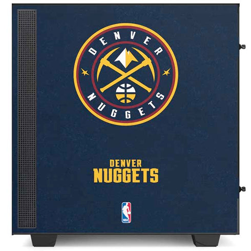 NBA Denver Nuggets Distressed NZXT H510 Compact ATX Mid-Tower Case Skin