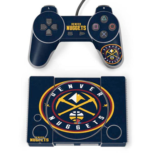 NBA Denver Nuggets Distressed PlayStation Classic Bundle Skin