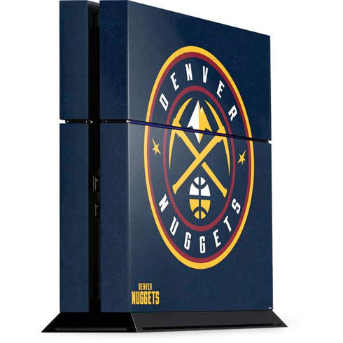 NBA Denver Nuggets Distressed PS4 Console Skin
