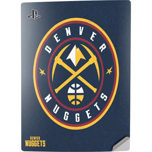 NBA Denver Nuggets Distressed PS5 Digital Edition Console Skin