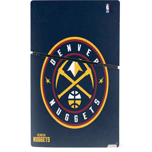 NBA Denver Nuggets Distressed PS5 Slim Digital Edition Bundle Skin
