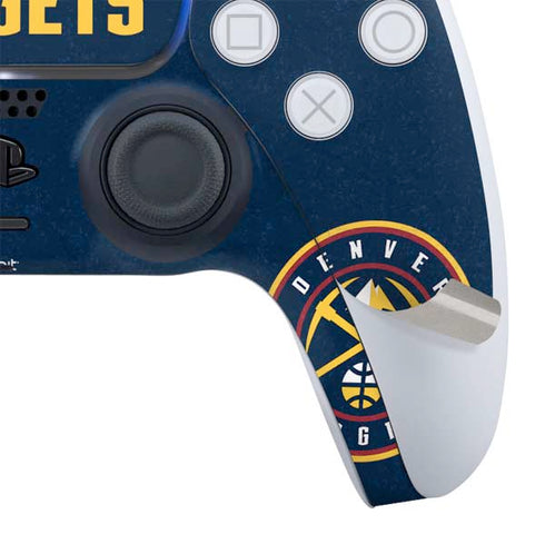 NBA Denver Nuggets Distressed PS5 Slim Digital Edition Bundle Skin
