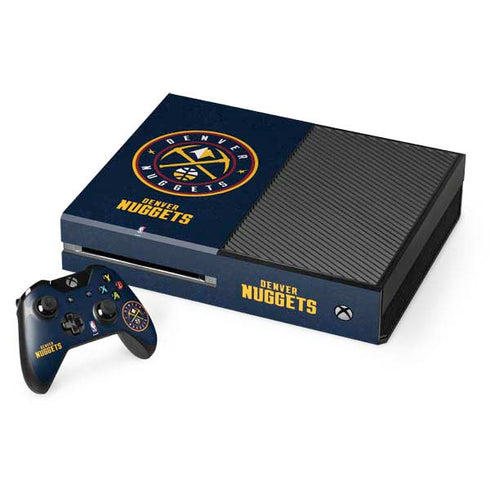 NBA Denver Nuggets Distressed Xbox One Console and Controller Bundle Skin