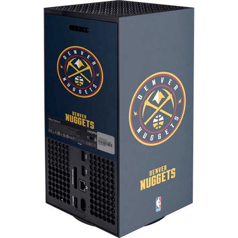 NBA Denver Nuggets Distressed Xbox Series X Console Skin