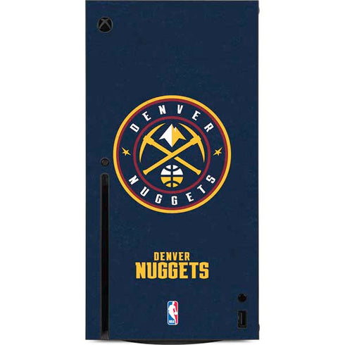 NBA Denver Nuggets Distressed Xbox Series X Console Skin