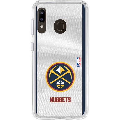 NBA Denver Nuggets Galaxy A20 Clear Case