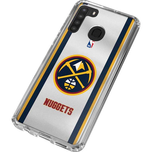 NBA Denver Nuggets Galaxy A21 Clear Case