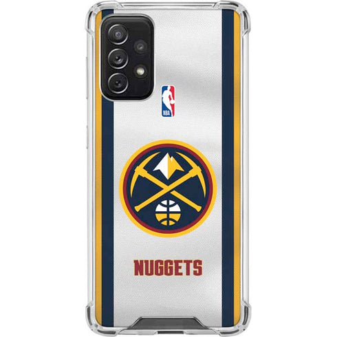NBA Denver Nuggets Galaxy A72 5G Clear Case