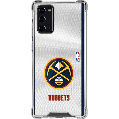 NBA Denver Nuggets Galaxy Note20 5G Clear Case
