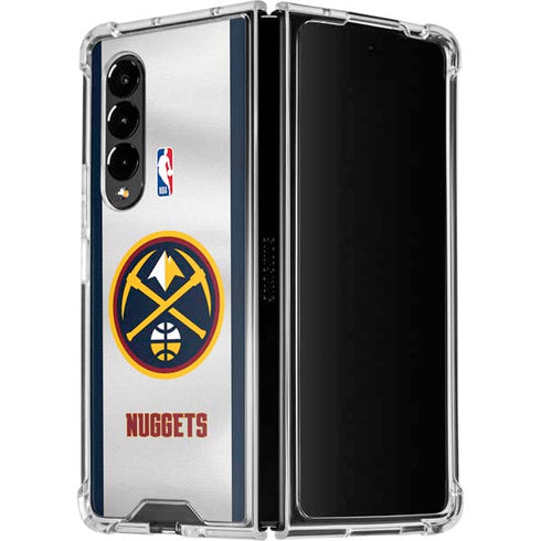 NBA Denver Nuggets Galaxy Z Fold4 5G Clear Case