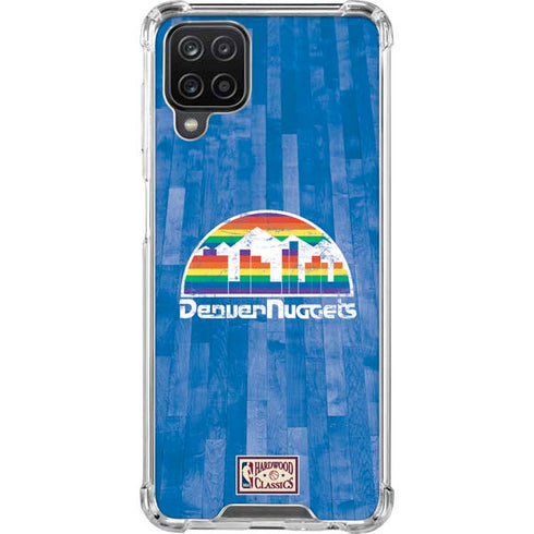 NBA Denver Nuggets Hardwood Classics Galaxy A12 Clear Case