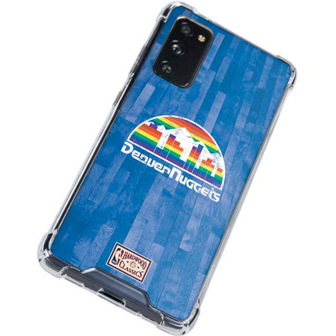 NBA Denver Nuggets Hardwood Classics Galaxy S20 FE Clear Case