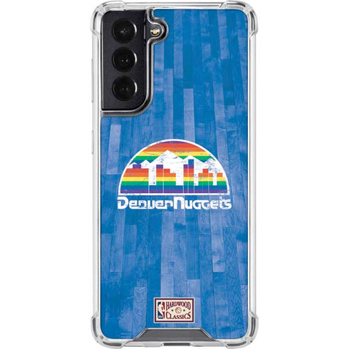 NBA Denver Nuggets Hardwood Classics Galaxy S22 Clear Case