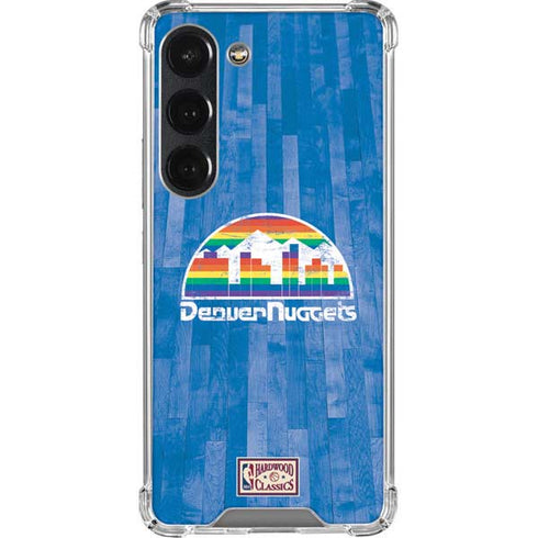 NBA Denver Nuggets Hardwood Classics Galaxy S23 Clear Case