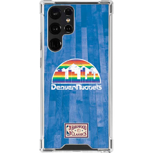 NBA Denver Nuggets Hardwood Classics Galaxy S24 Ultra Clear Case