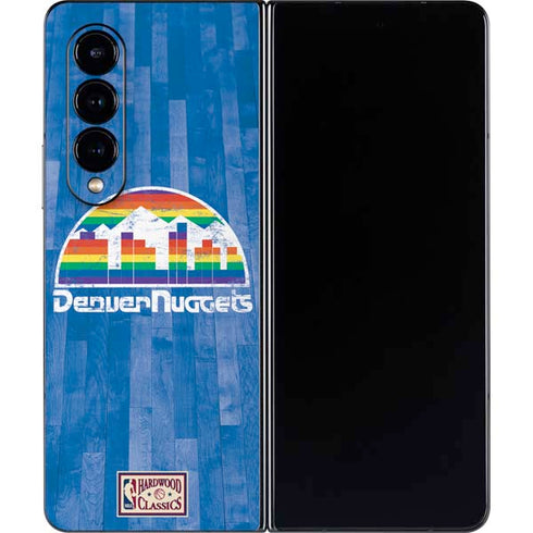 NBA Denver Nuggets Hardwood Classics Galaxy Z Fold4 5G Skin