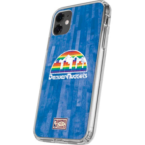 NBA Denver Nuggets Hardwood Classics iPhone 11 Clear Case