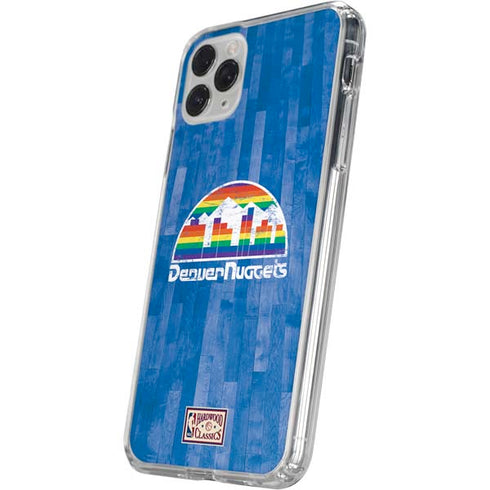 NBA Denver Nuggets Hardwood Classics iPhone 11 Pro Clear Case