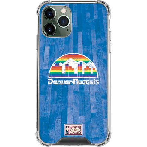 NBA Denver Nuggets Hardwood Classics iPhone 11 Pro Max Clear Case
