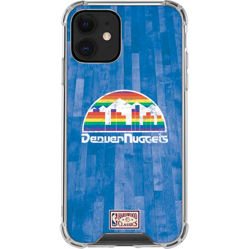 NBA Denver Nuggets Hardwood Classics iPhone 12 Clear Case
