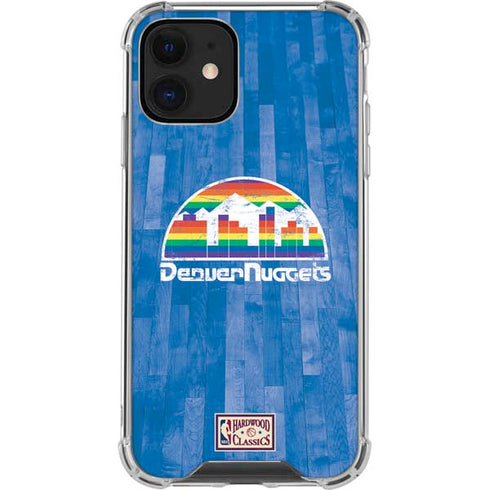 NBA Denver Nuggets Hardwood Classics iPhone 12 Mini Clear Case
