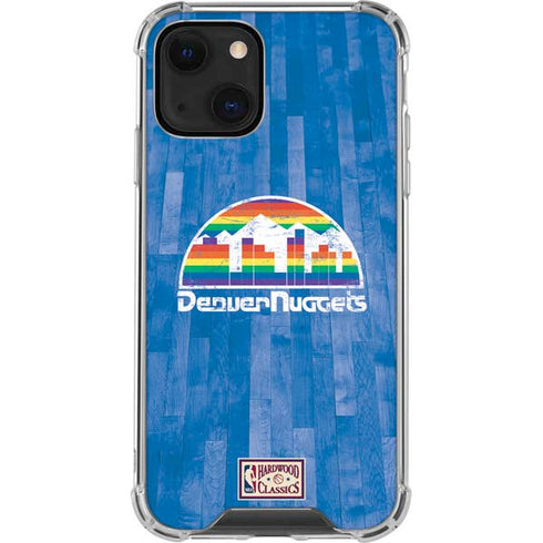NBA Denver Nuggets Hardwood Classics iPhone 13 Clear Case