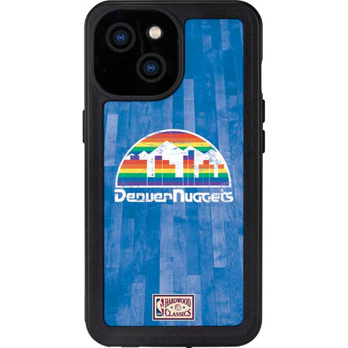 NBA Denver Nuggets Hardwood Classics iPhone 13 Mini Waterproof Case