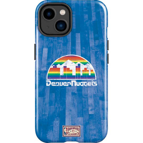 NBA Denver Nuggets Hardwood Classics iPhone 15 Plus Impact Case