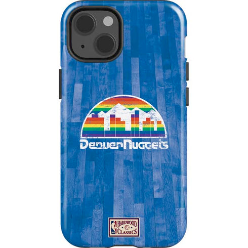 NBA Denver Nuggets Hardwood Classics iPhone 15 Impact Case