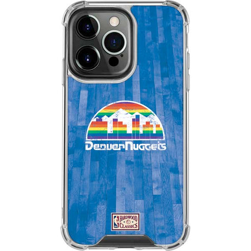 NBA Denver Nuggets Hardwood Classics iPhone 15 Pro Clear Case
