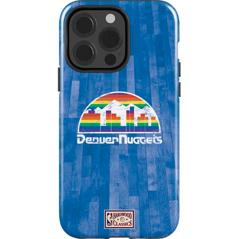 NBA Denver Nuggets Hardwood Classics iPhone 14 Pro Impact Case