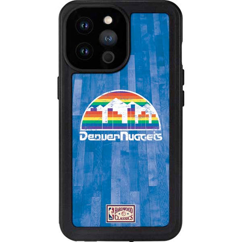 NBA Denver Nuggets Hardwood Classics iPhone 14 Pro Max Waterproof Case