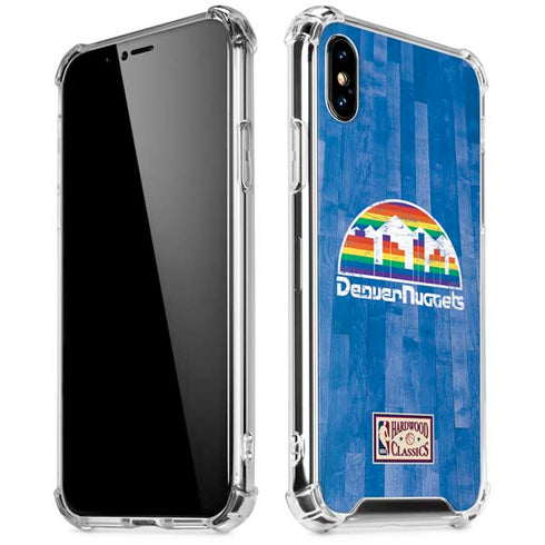 NBA Denver Nuggets Hardwood Classics iPhone XS Max Clear Case