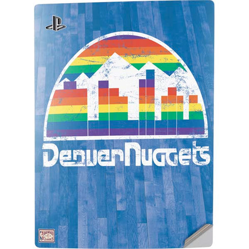 NBA Denver Nuggets Hardwood Classics PS5 Digital Edition Console Skin